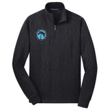Island Deliveries Port Authority® Slub Fleece 1/4-Zip Pullover