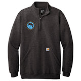 Island Deliveries Carhartt® Midweight 1/4-Zip Mock Neck Sweatshirt