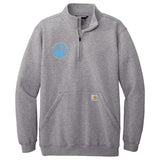 Island Deliveries Carhartt® Midweight 1/4-Zip Mock Neck Sweatshirt