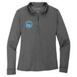 Island Deliveries Port Authority® Women's Silk Touch™ Performance Long Sleeve Polo
