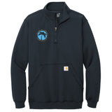 Island Deliveries Carhartt® Midweight 1/4-Zip Mock Neck Sweatshirt