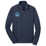 Island Deliveries Port Authority® Slub Fleece 1/4-Zip Pullover