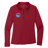 Island Deliveries Port Authority® Women's Silk Touch™ Performance Long Sleeve Polo