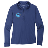 Island Deliveries Port Authority® Women's Silk Touch™ Performance Long Sleeve Polo