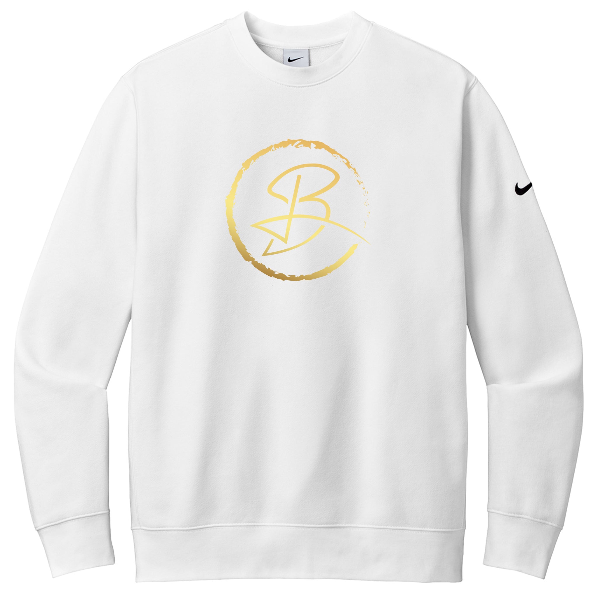 Lady Beast Nike Club Fleece Sleeve Swoosh Crew