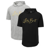 Lady Beast Sport-Tek ® PosiCharge ® Tri-Blend Wicking Short Sleeve Hoodie