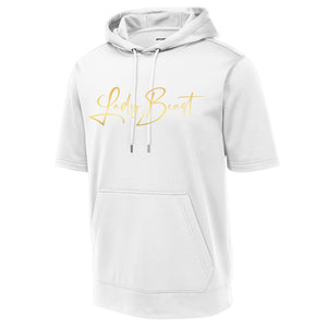 Lady Beast Sport-Tek ® Sport-Wick ® Fleece Short Sleeve Hooded Pullover