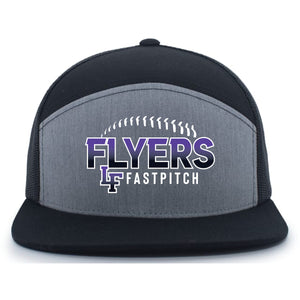 Little Flyers Fastpitch Pacific Headwear 6-Panel Trucker Snapback Hat