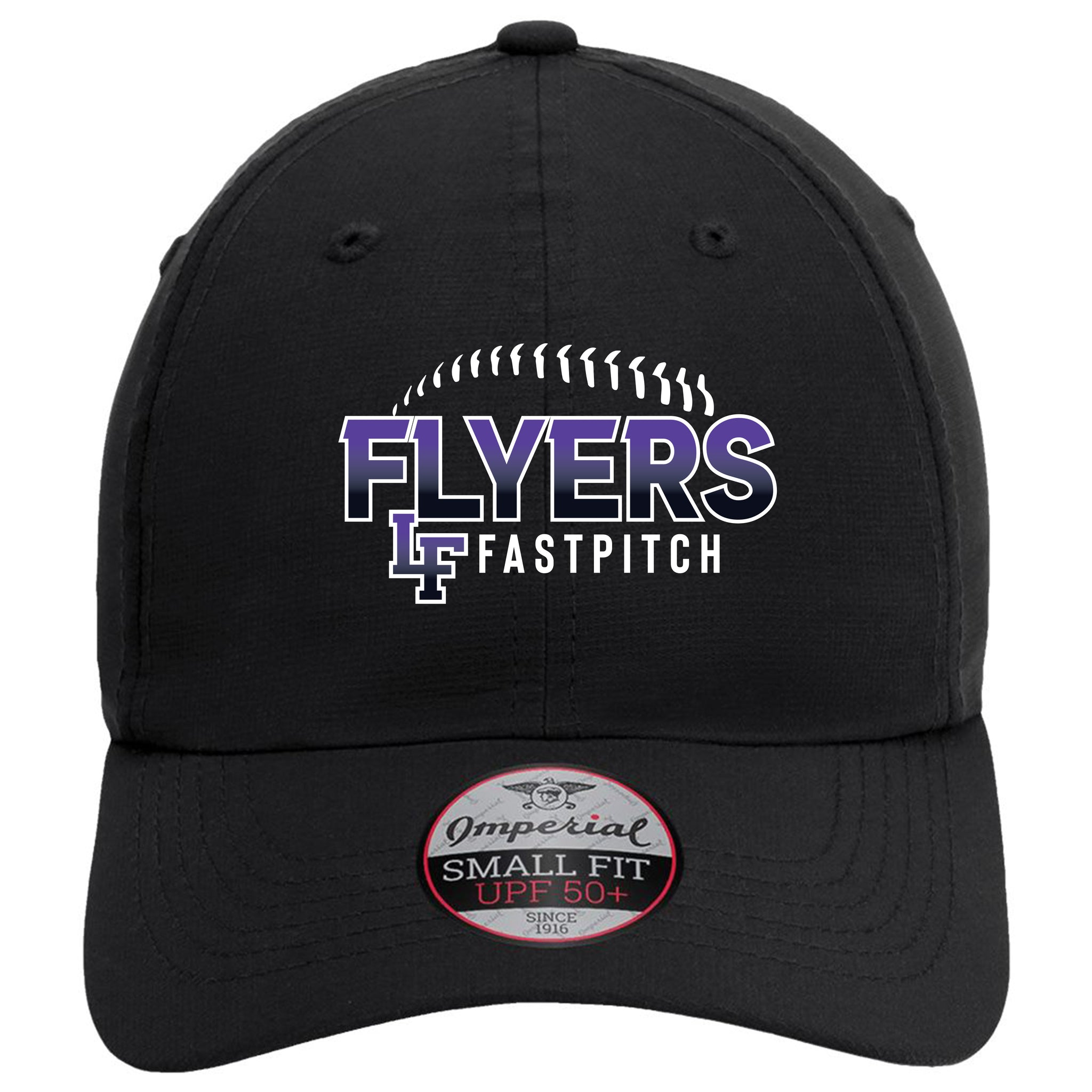 Little Flyers Fastpitch Womens Imperial The Hinsen Performance Ponytail Cap