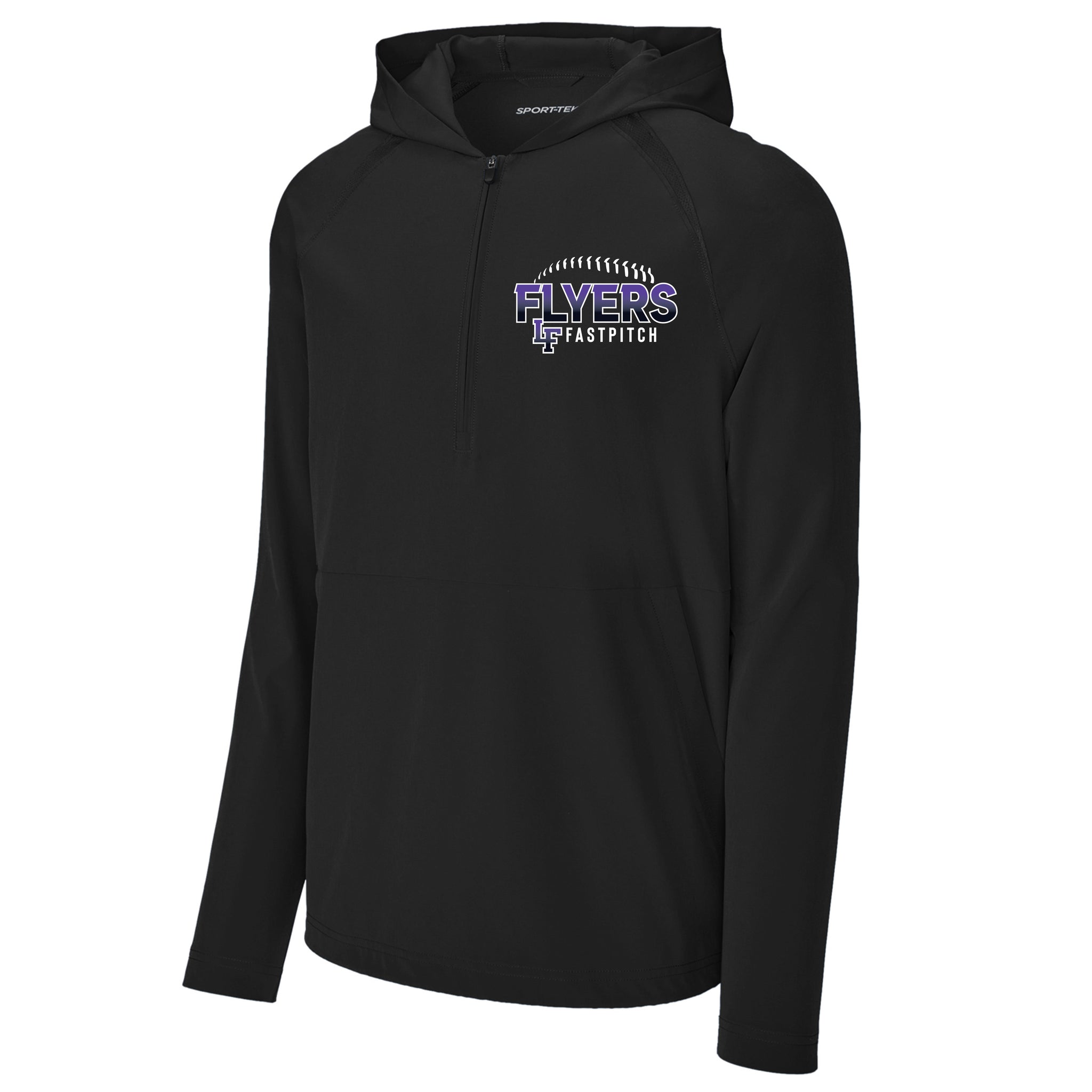 Little Flyers Fastpitch Sport-Tek® Sport-Wick® Stretch 1/2-Zip Hoodie