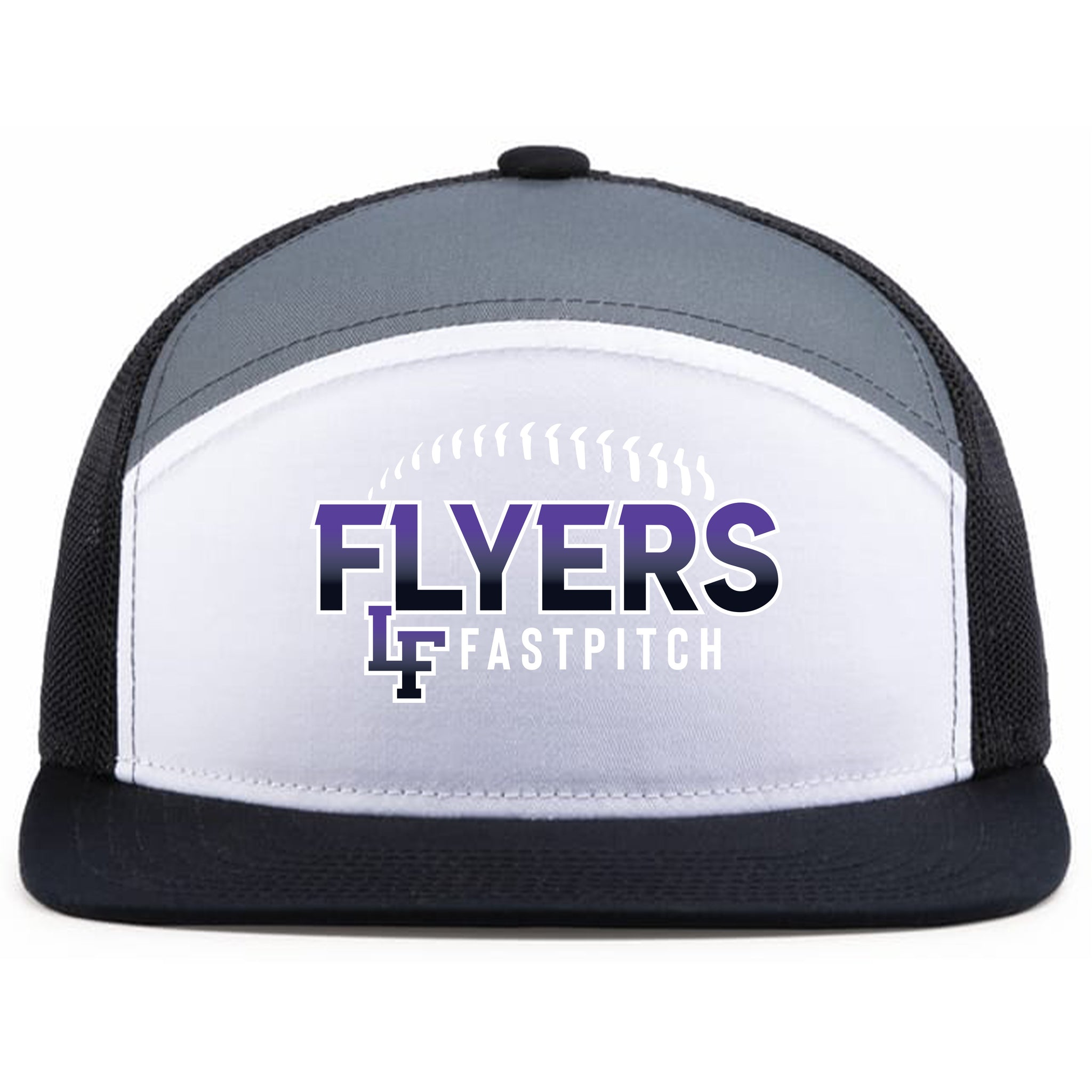 Little Flyers Fastpitch Pacific Headwear 6-Panel Trucker Snapback Hat