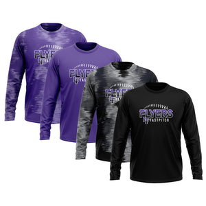 Little Flyers Fastpitch Mens/Boys Full Sublimation Long Sleeve