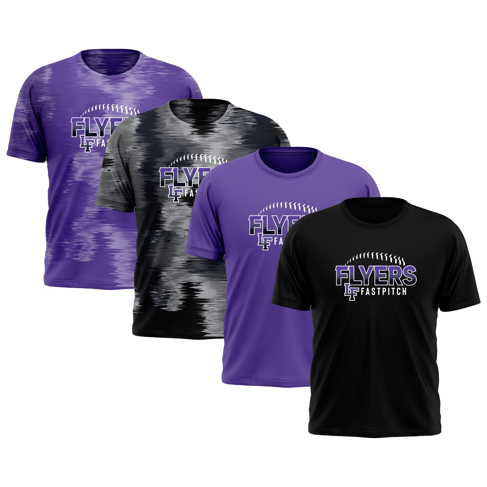 Little Flyers Fastpitch Mens/Boys Full Sublimation Short Sleeve