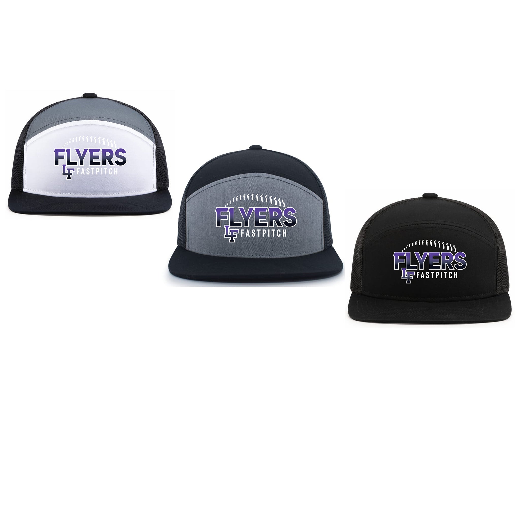 Little Flyers Fastpitch Pacific Headwear 6-Panel Trucker Snapback Hat