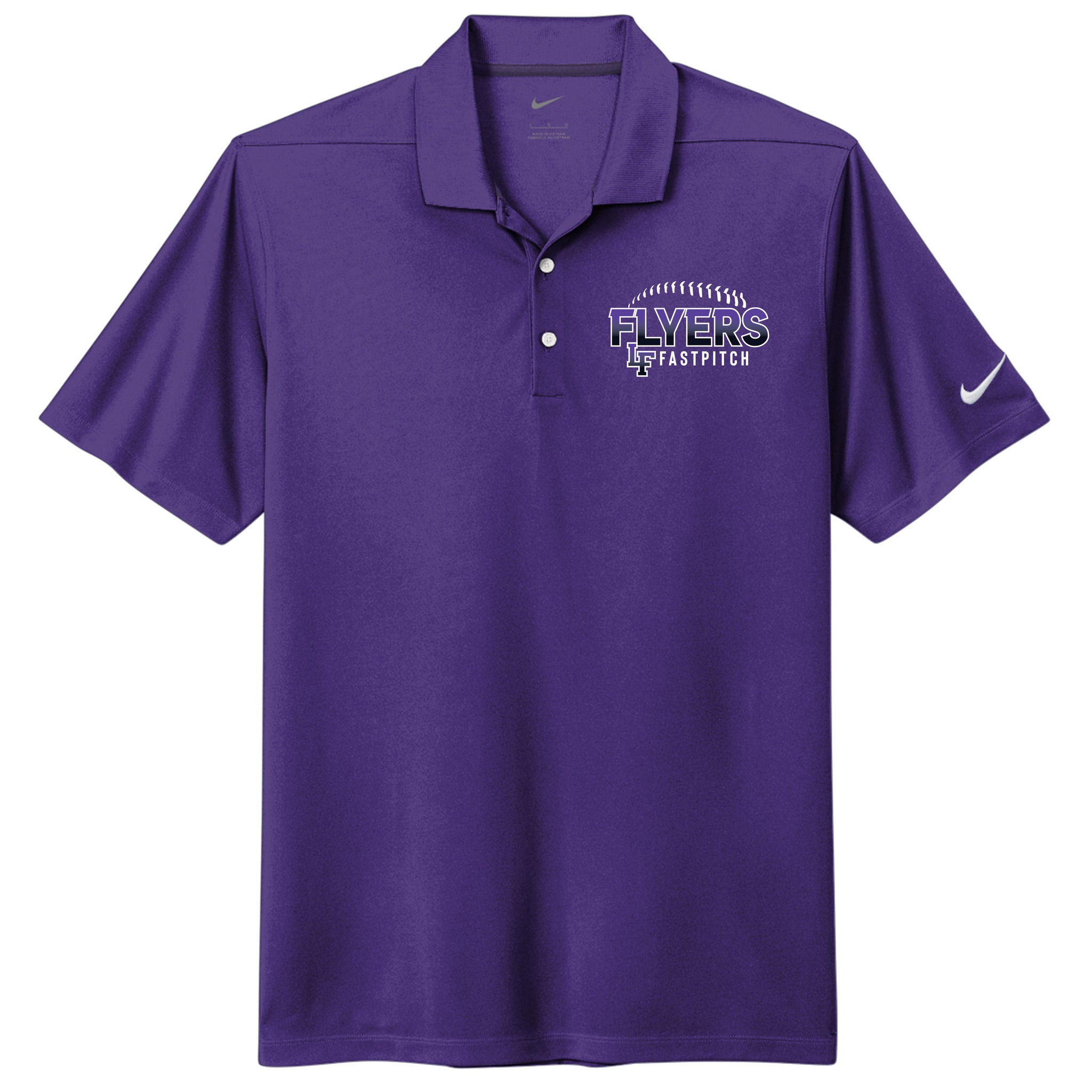 Little Flyers Fastpitch Nike Dri-FIT Micro Pique 2.0 Polo