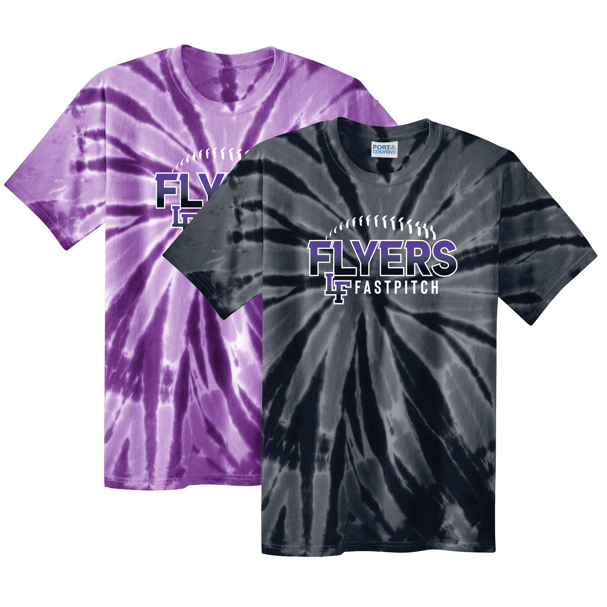 Flyers Fastpitch Fastpitch Port & Company® Tie-Dye Tee