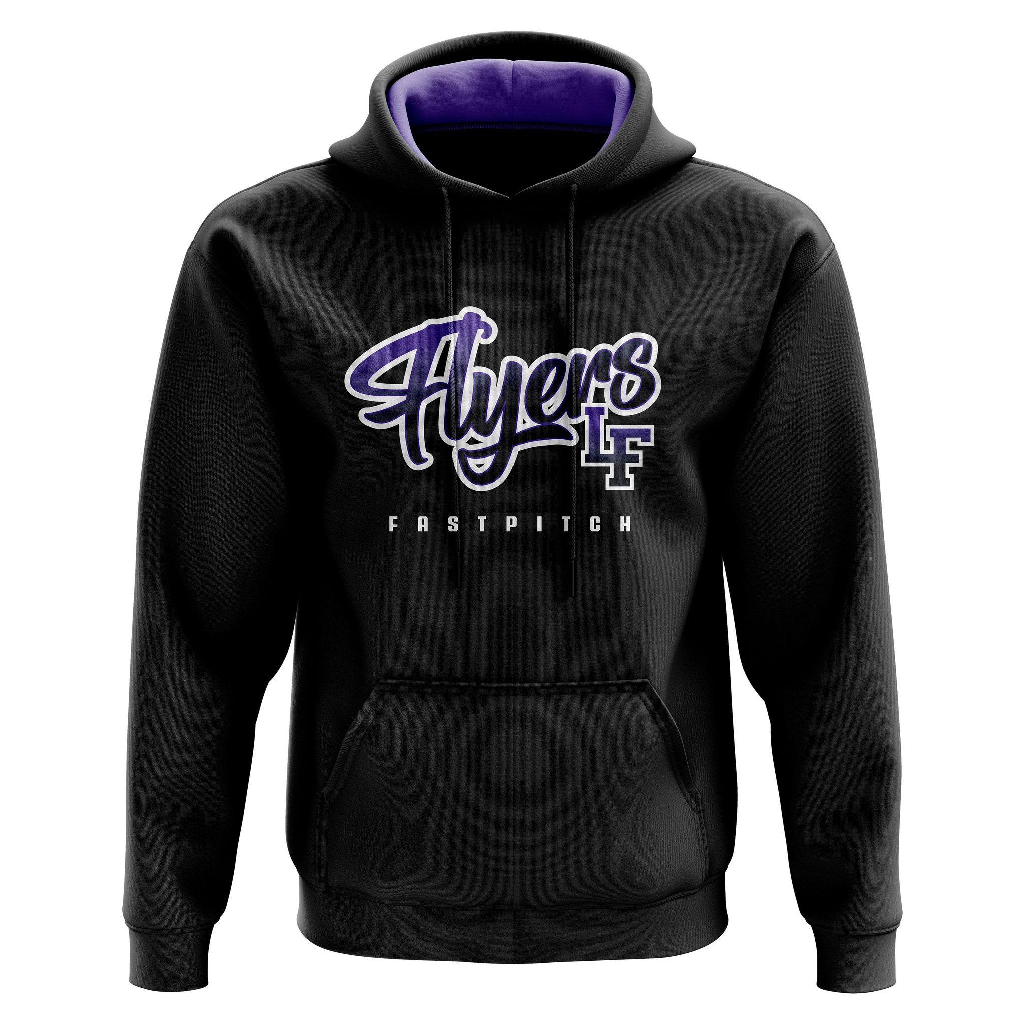 Little Flyers Fastpitchl Mens/Boys Full Sublimation Hoodie