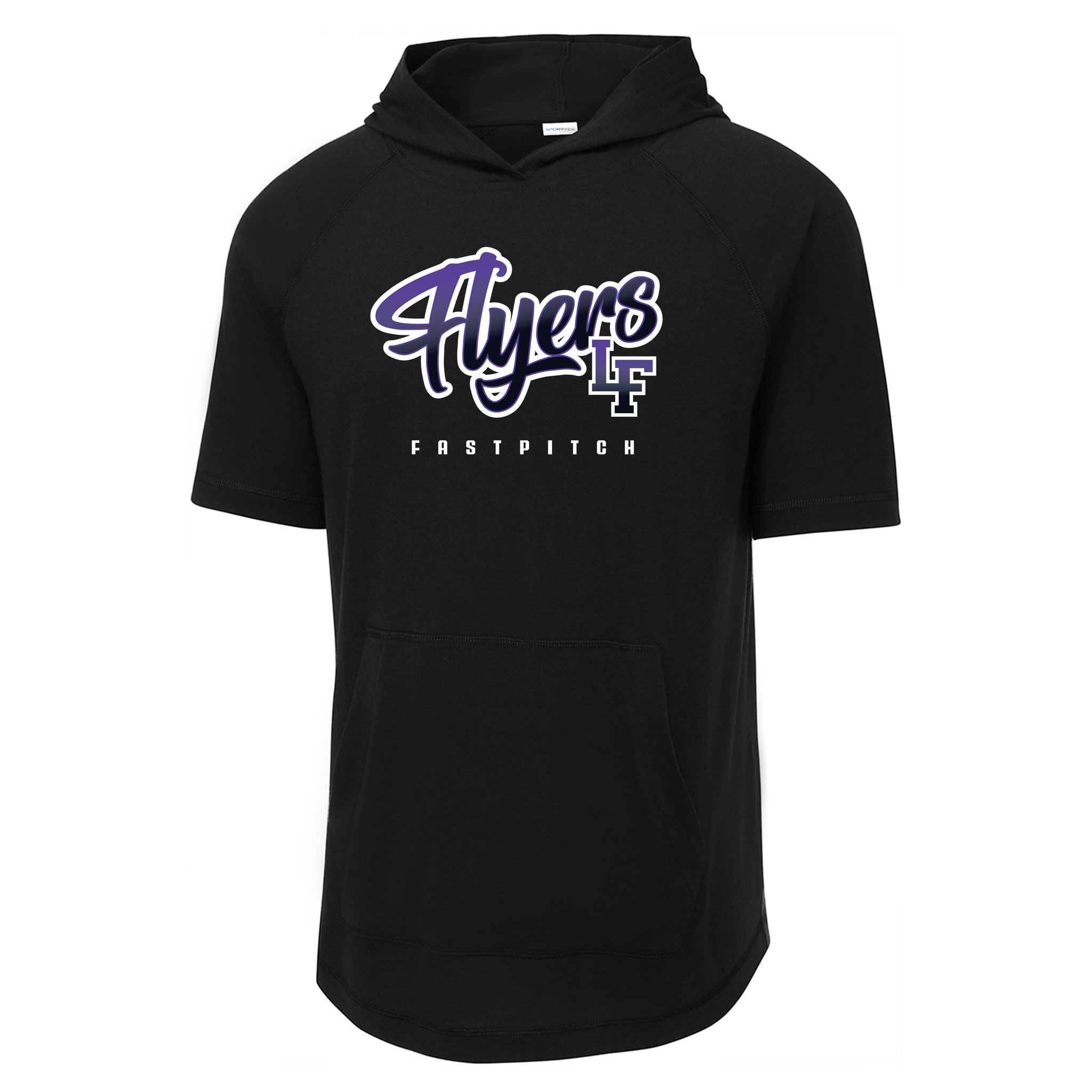 Little Flyers Fastpitch Sport-Tek ® PosiCharge ® Tri-Blend Wicking Short Sleeve Hoodie