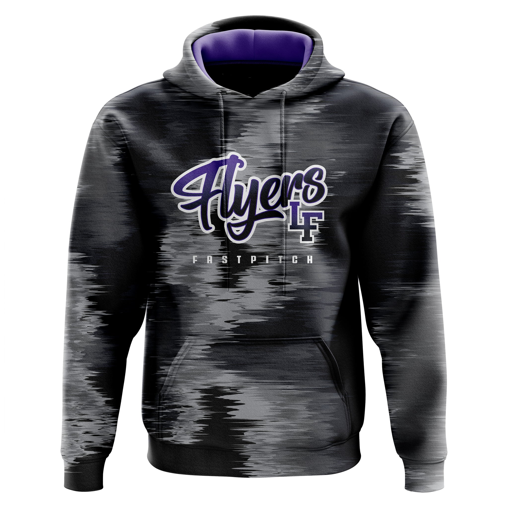 Little Flyers Fastpitchl Mens/Boys Full Sublimation Hoodie