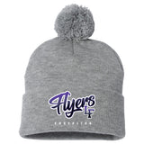 Little Flyers Fastpitch Sportsman 12" Pom-Pom Cuffed Beanie
