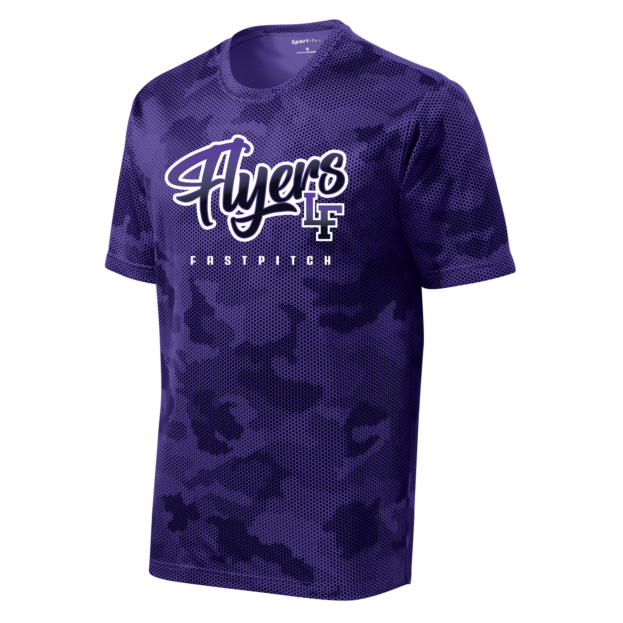 Little Flyers Fastpitch Sport-Tek® CamoHex Tee