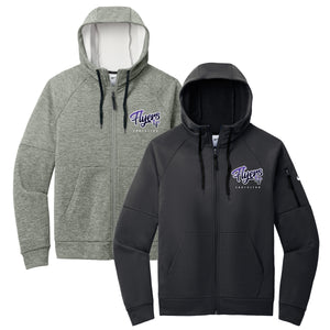 Little Flyers Fastpitch Nike Therma-FIT Pocket Full-Zip Fleece Hoodie