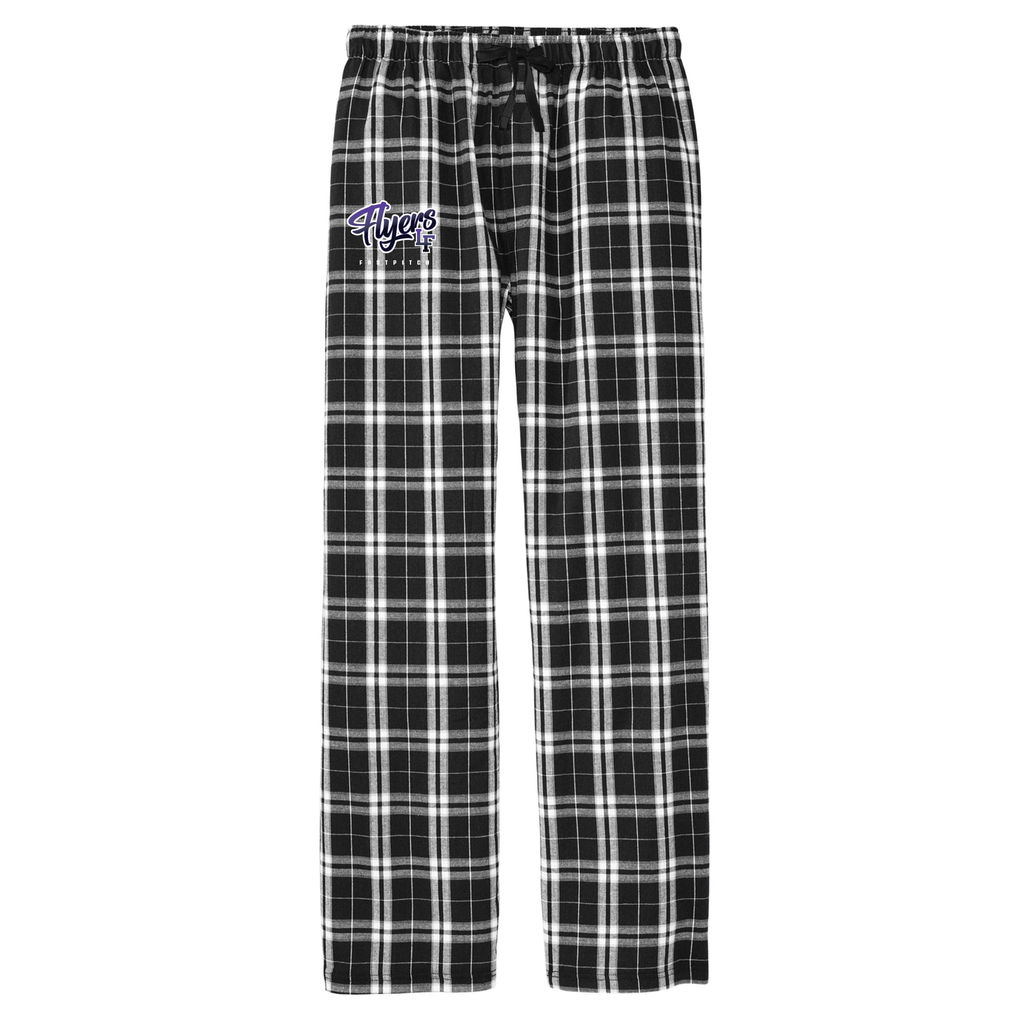 Little Flyers Fastpitch Flannel Plaid Pant