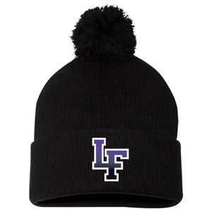 Little Flyers Fastpitch Sportsman 12" Pom-Pom Cuffed Beanie