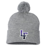 Little Flyers Fastpitch Sportsman 12" Pom-Pom Cuffed Beanie