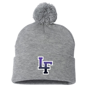 Little Flyers Fastpitch Sportsman 12" Pom-Pom Cuffed Beanie
