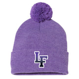Little Flyers Fastpitch Sportsman 12" Pom-Pom Cuffed Beanie