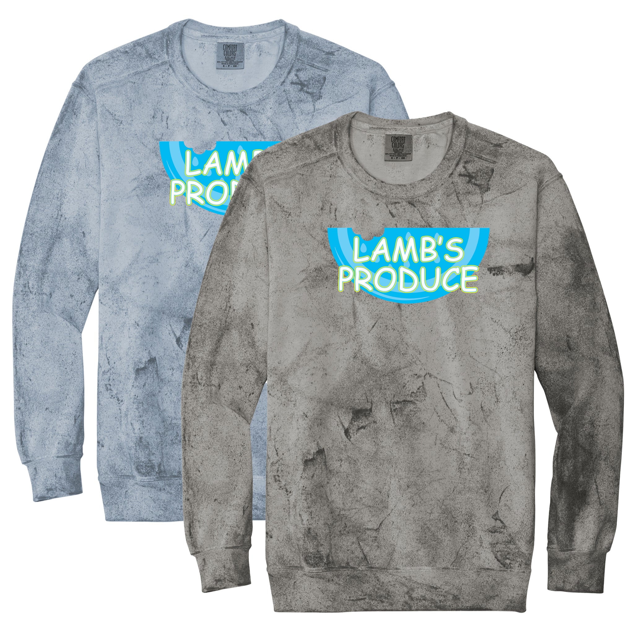 Lamb's Produce Slowpitch Color Blast Crewneck Sweatshirt