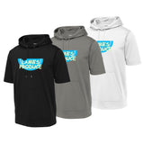 Lamb's Produce Slowpitch Sport-Tek ® Sport-Wick ® Fleece Short Sleeve Hooded Pullover
