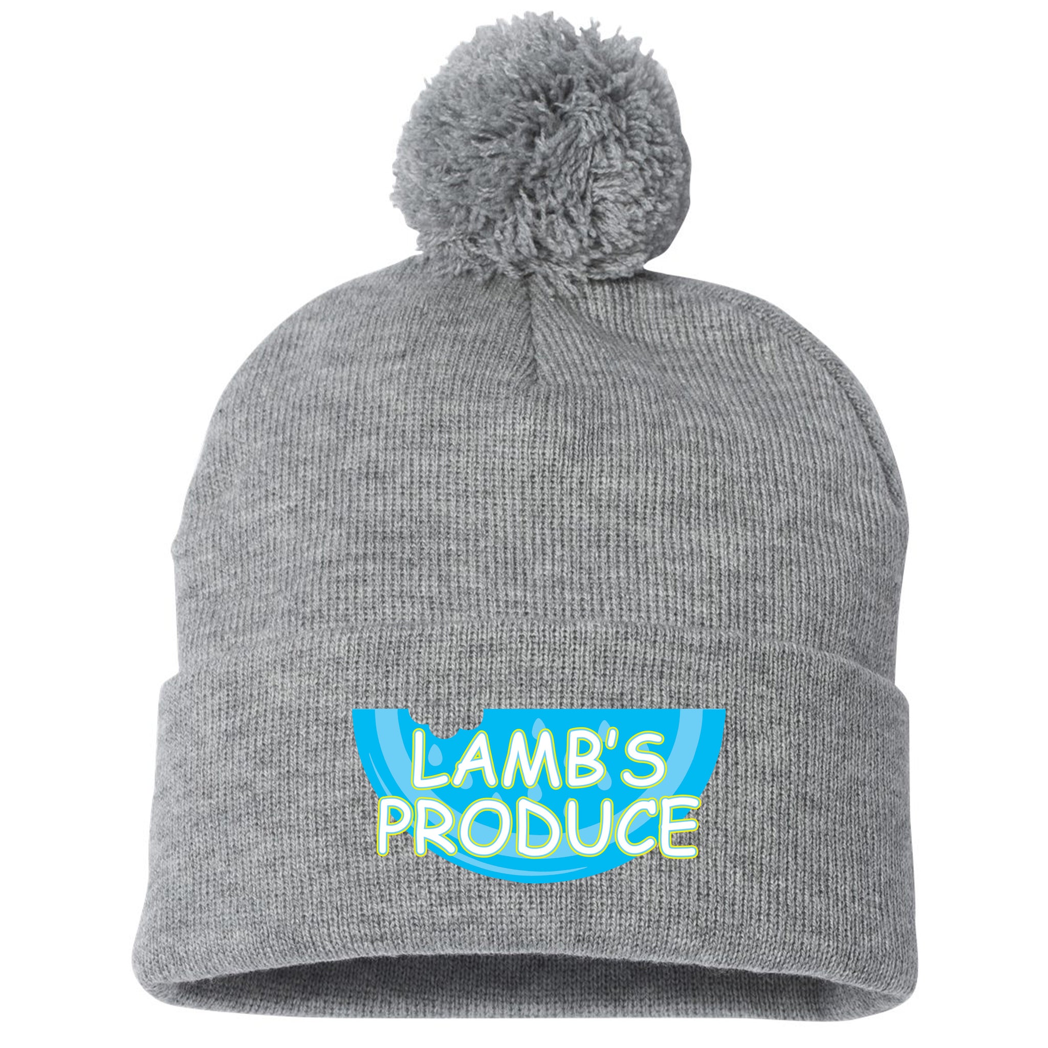 Lamb's Produce Slowpitch Sportsman 12" Pom-Pom Cuffed Beanie