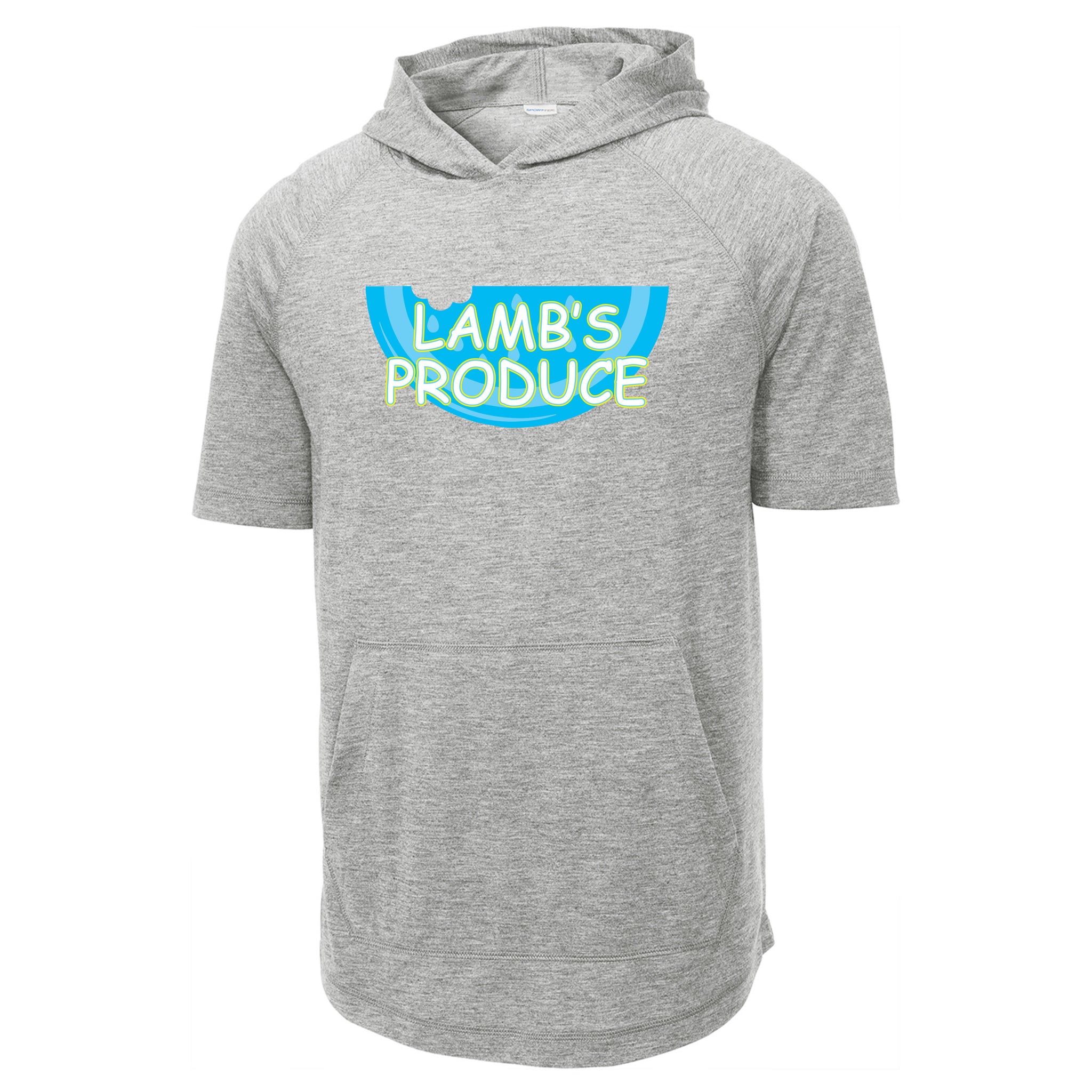Lamb's Produce Slowpitch Sport-Tek ® PosiCharge ® Tri-Blend Wicking Short Sleeve Hoodie