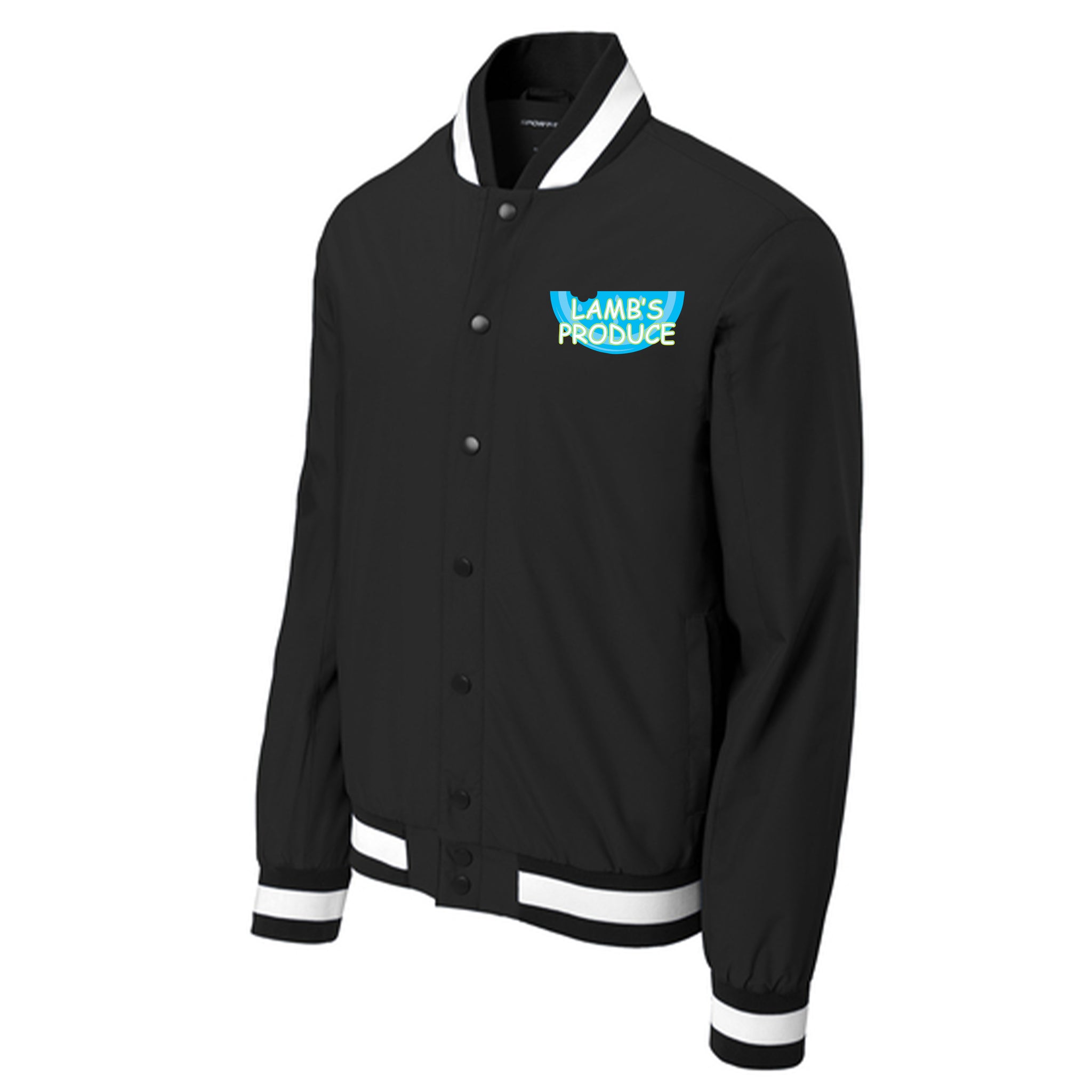 Lamb's Produce Slowpitch Sport-Tek® Insulated Varsity Jacket