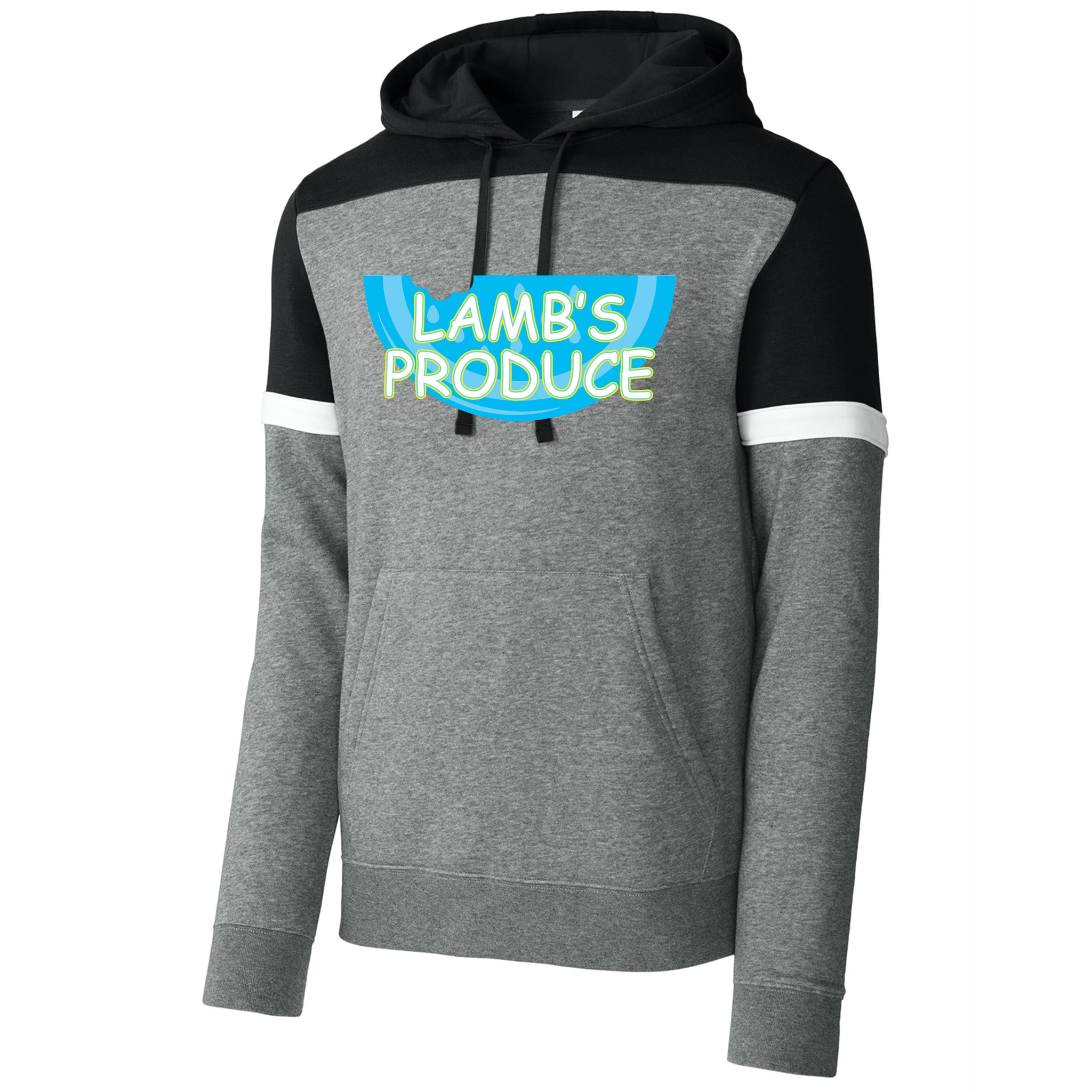 Lamb's Produce Sport-Tek® Drive Fleece Colorblock Hoodie