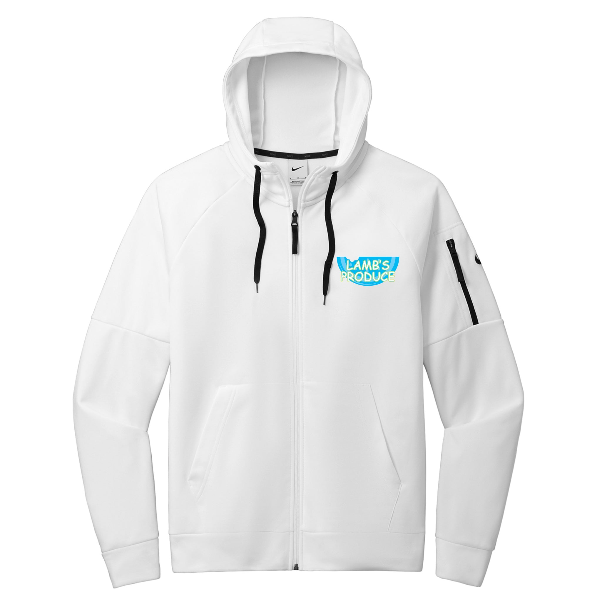 Lamb's Produce Slowpitch Nike Therma-FIT Pocket Full-Zip Fleece Hoodie