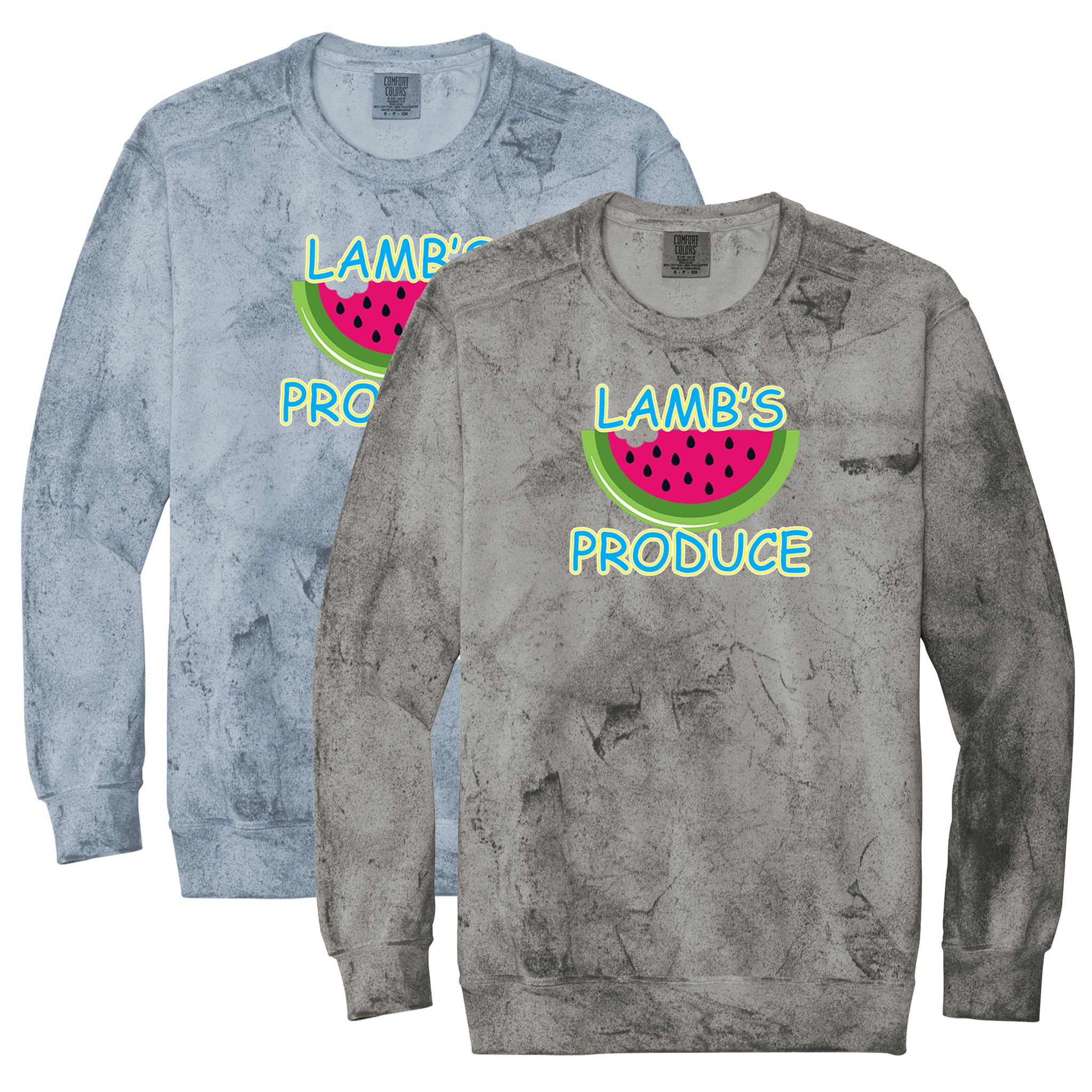 Lamb's Produce Slowpitch Color Blast Crewneck Sweatshirt