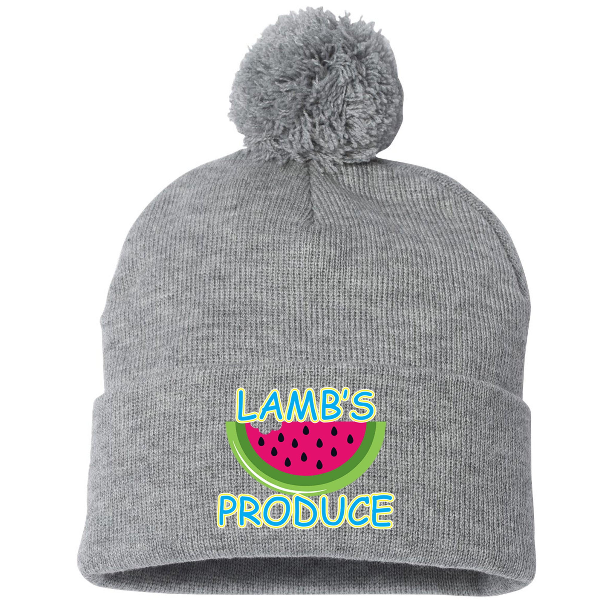 Lamb's Produce Slowpitch Sportsman 12" Pom-Pom Cuffed Beanie