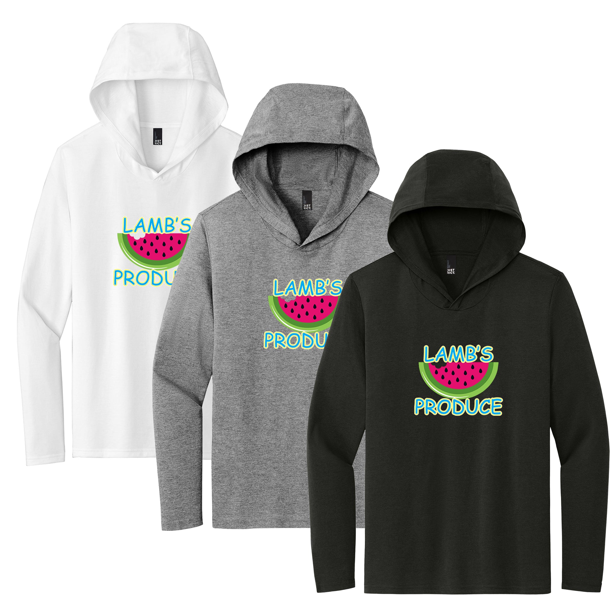Lamb's Produce Slowpitch District Perfect Tri ® Long Sleeve Hoodie