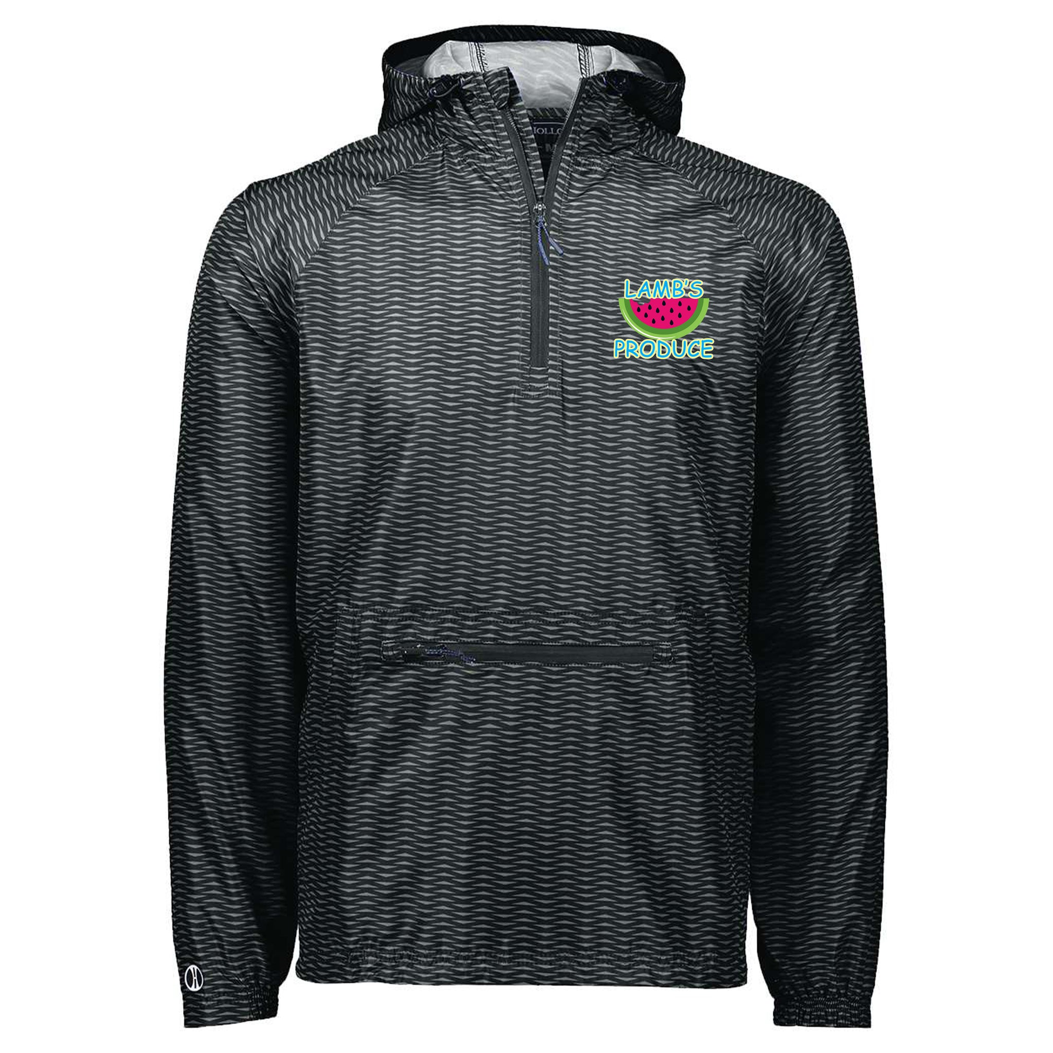 Lamb's Produce Slowpitch Holloway Range Hooded Packable Quarter-Zip Jacket