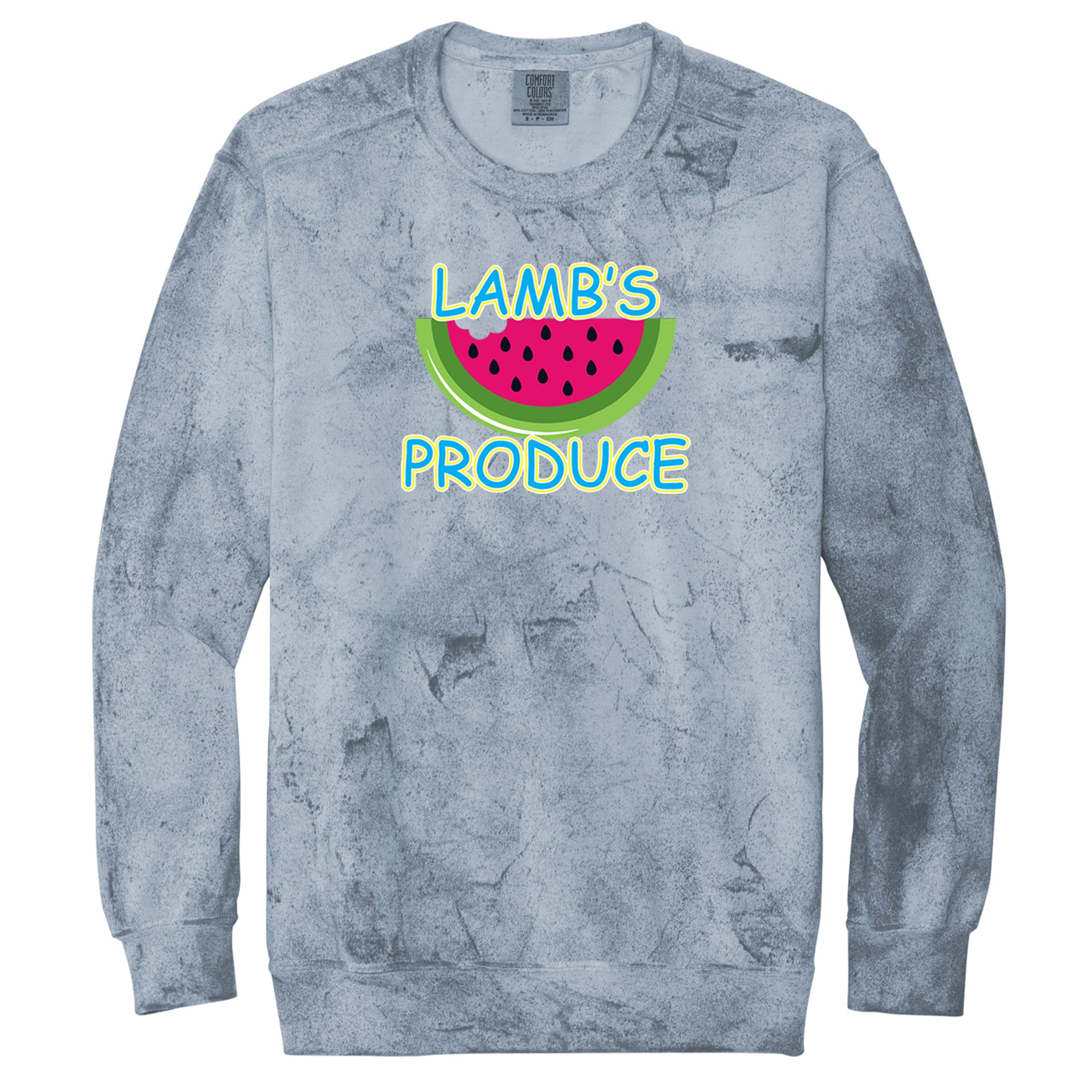 Lamb's Produce Slowpitch Color Blast Crewneck Sweatshirt