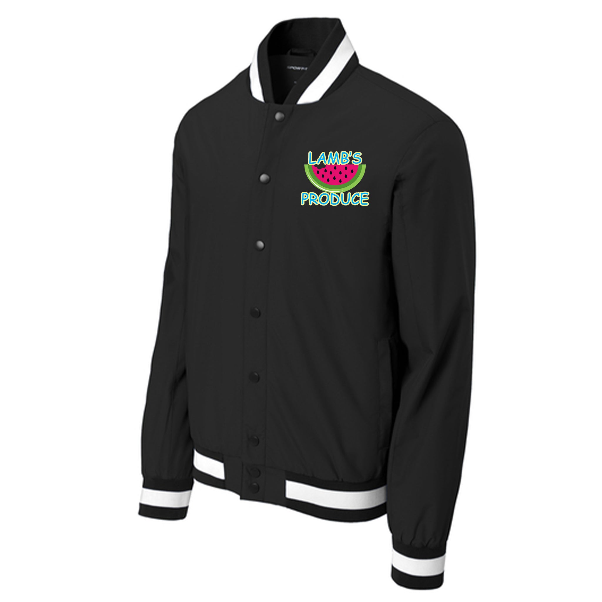 Lamb's Produce Slowpitch Sport-Tek® Insulated Varsity Jacket