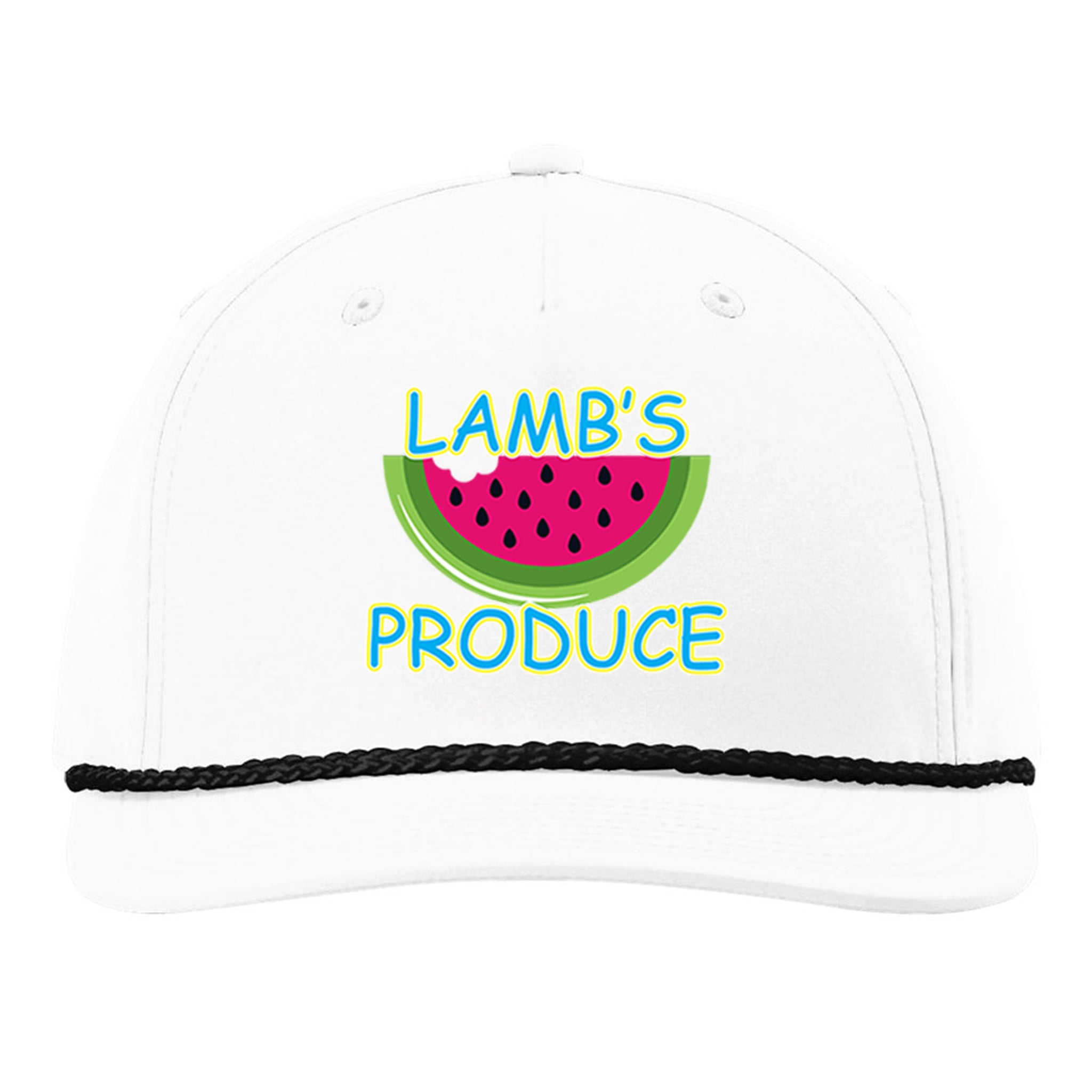 Lamb's Produce Slowpitch Richardson 258 5 Panel Classic Rope Hat