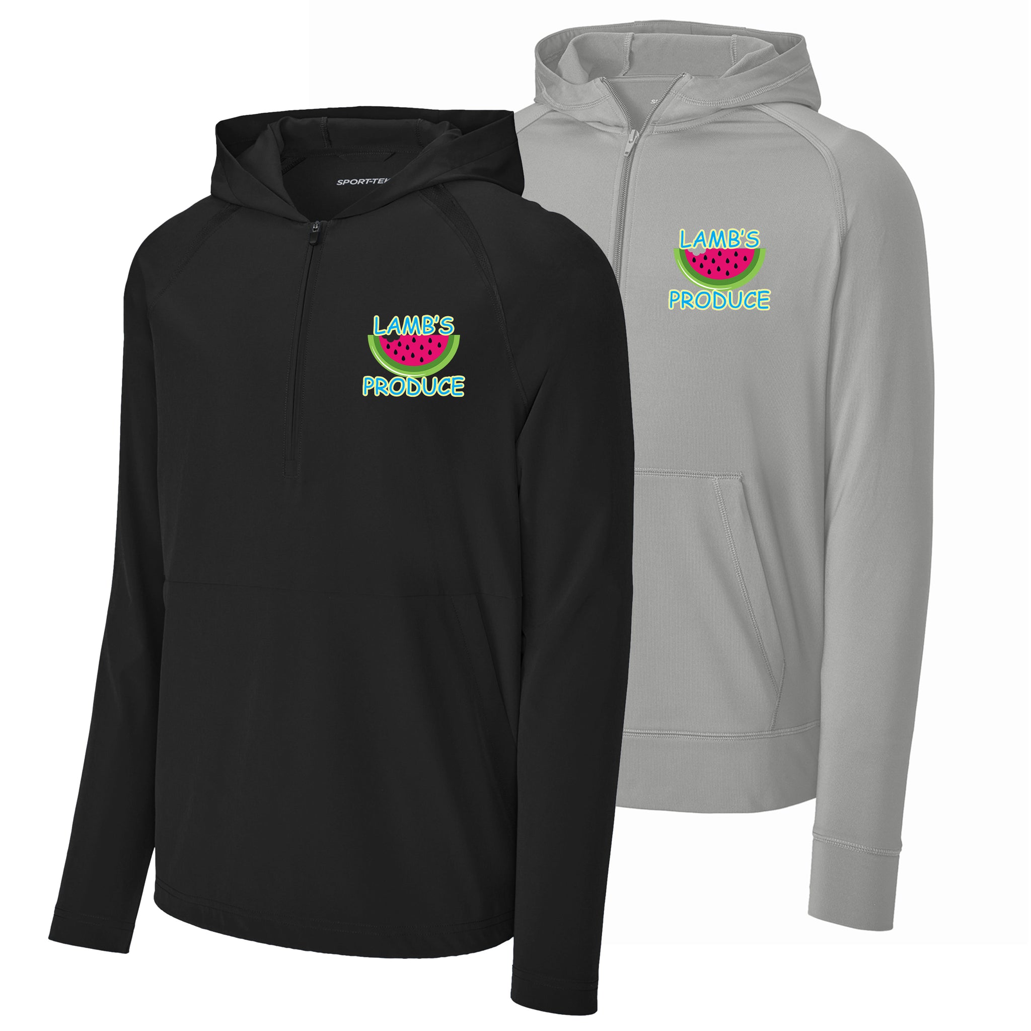 Lamb's Produce Slowpitch Sport-Tek® Sport-Wick® Stretch 1/2-Zip Hoodie