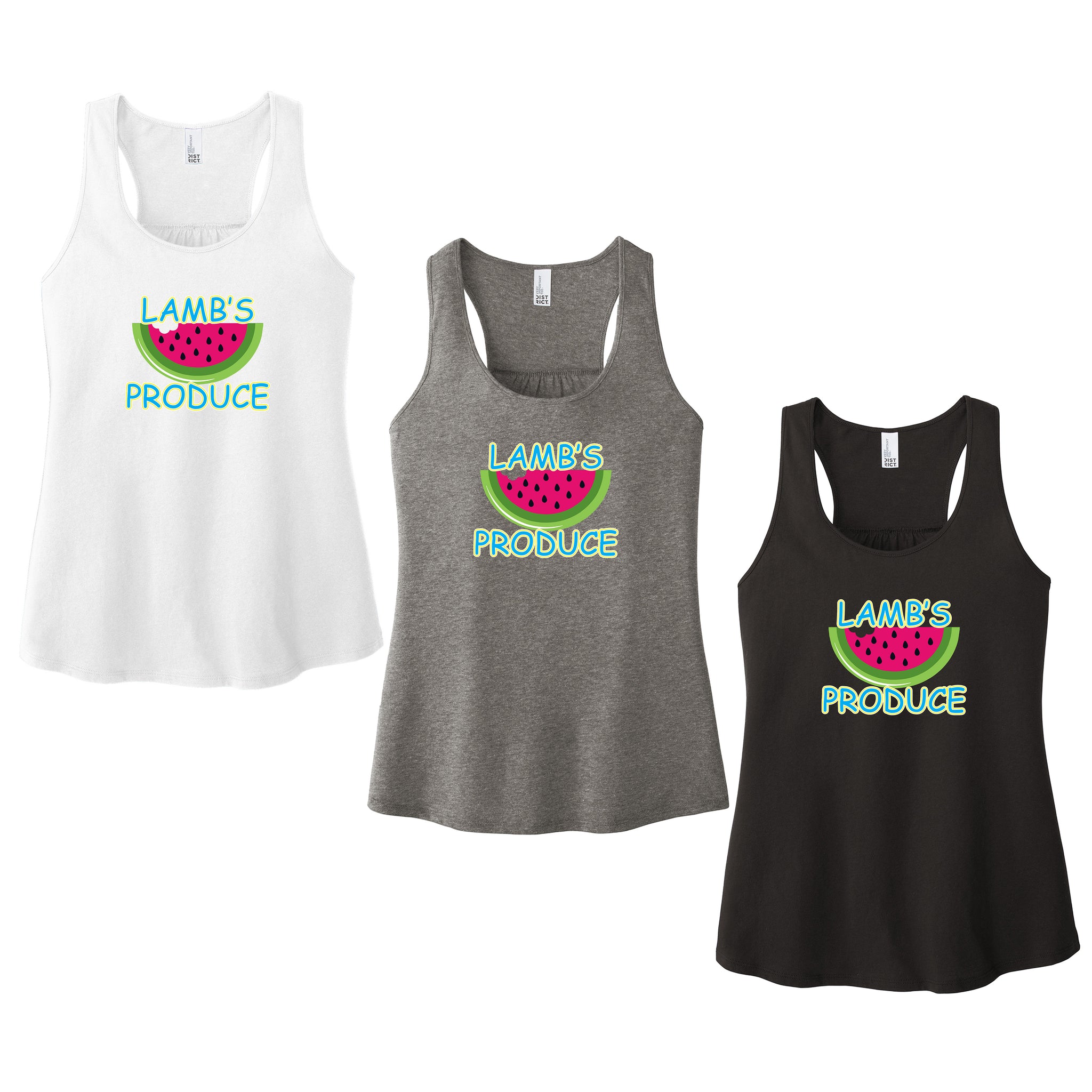 Lamb's Produce Slowpitch District Women’s V.I.T. ™ Racerback Tank