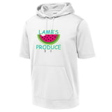Lamb's Produce Slowpitch Sport-Tek ® Sport-Wick ® Fleece Short Sleeve Hooded Pullover