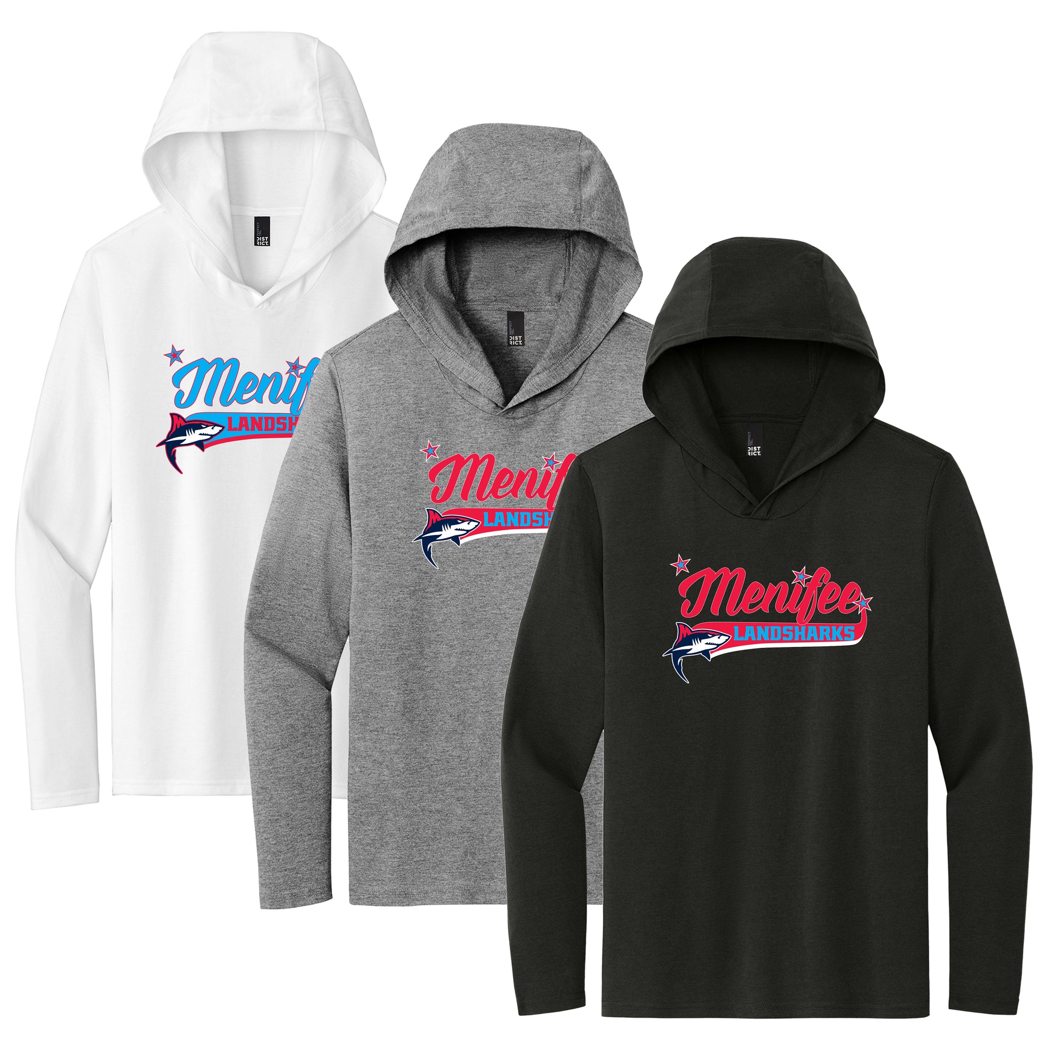 Menifee Landsharks Fastpitch District Perfect Tri ® Long Sleeve Hoodie
