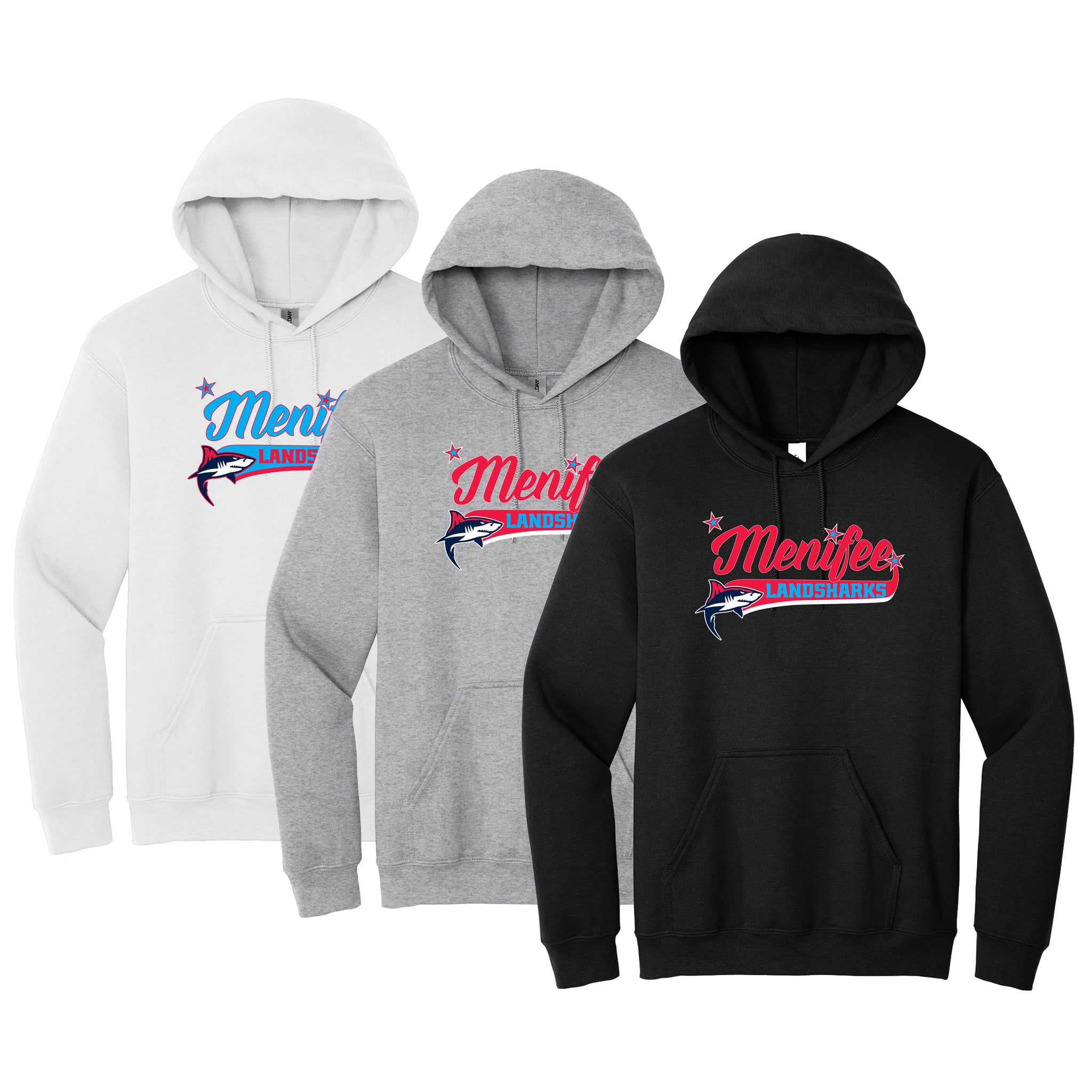Menifee Landsharks Fastpitch Gildan® Heavy Blend™ Hooded Sweatshirt
